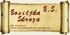 Bosiljka Skroza vizit kartica